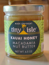Load image into Gallery viewer, Kauai Honey Macadamia Nut Butter - 6 oz. Glass Jar
