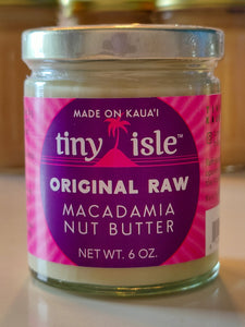 Organic Macadamia Nut Butter - 6 oz. Glass Jar
