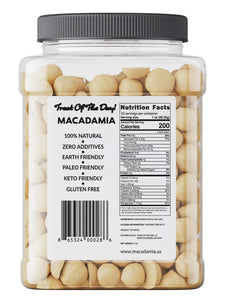 Treat Of The Day! Organic Macadamia Nuts - Raw Kernel - 32oz (2LB)