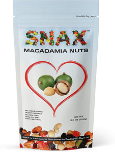 Treat Of The Day! Organic Macadamia Nuts - Roasted & Sea Salted 16oz (1LB)